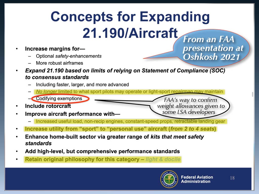 FAA's MOSAIC Regulation for LSA and More — Here's the Latest Endof